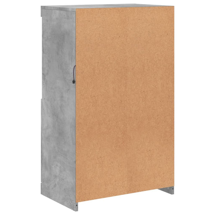 Dressoir Met Led-Verlichting 60,5X37X00 Cm Betongrijs