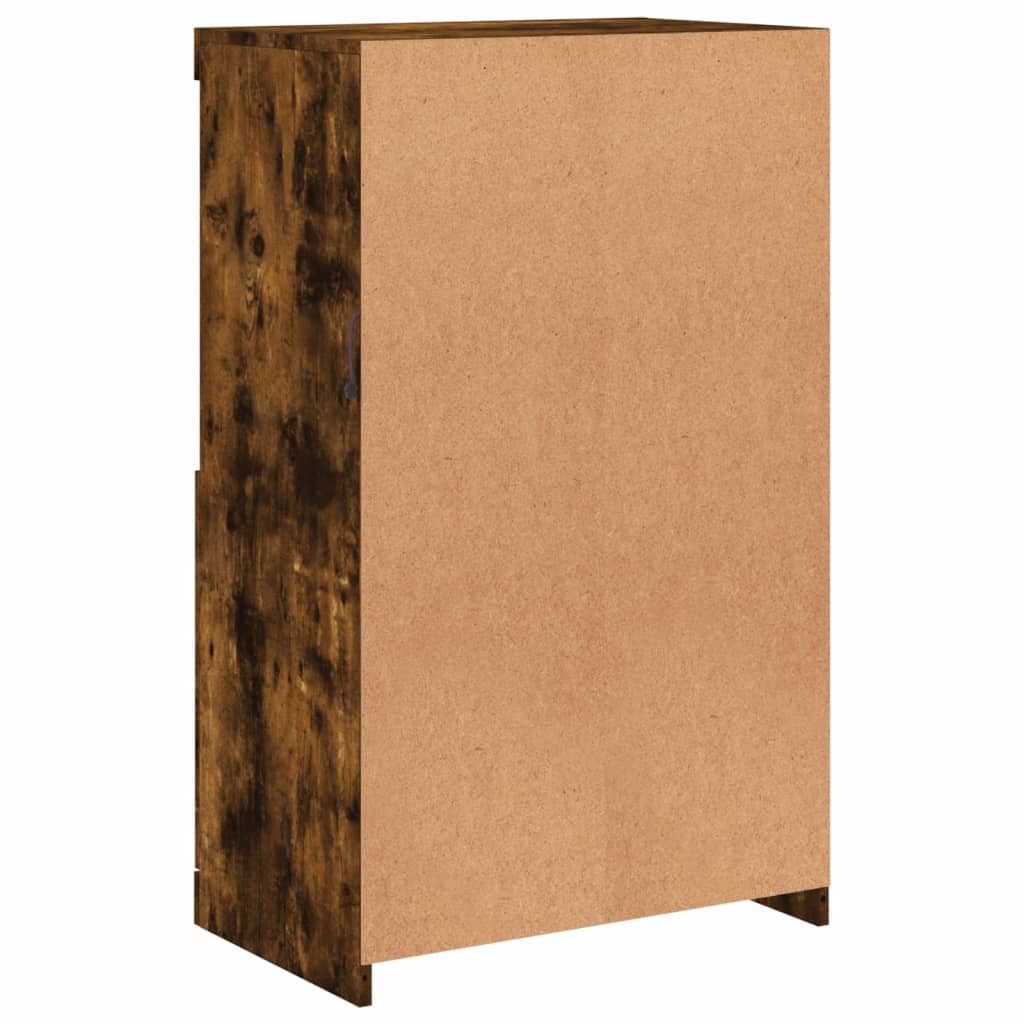 Dressoir Met Led-Verlichting 60,5X37X00 Cm Kleur Gerookt eiken