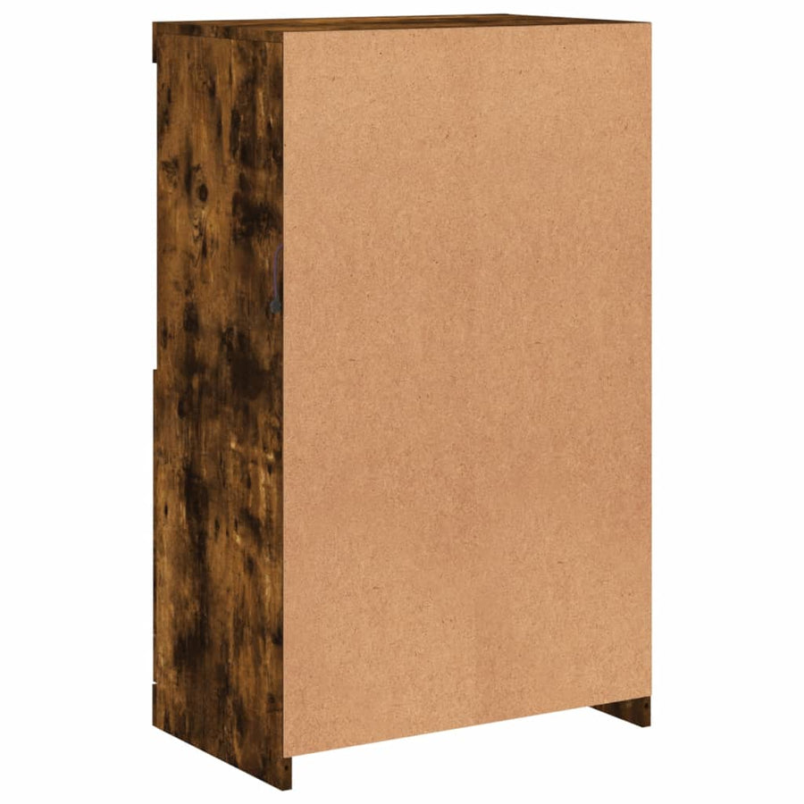 Dressoir Met Led-Verlichting 60,5X37X00 Cm Kleur Gerookt eiken