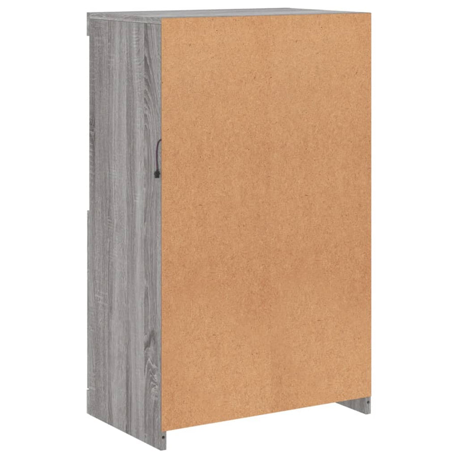 Dressoir Met Led-Verlichting 60,5X37X00 Cm Eiken Grijs sonoma