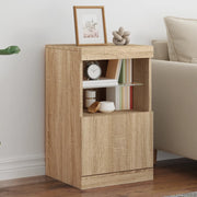 Dressoir 41x37x67 cm sonoma eiken LED