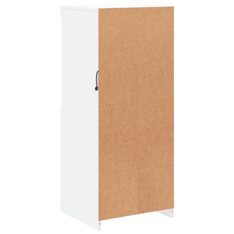 Dressoir Met Led-Verlichting 4X37X00 Cm Wit