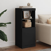 Dressoir 41x37x100 cm zwart met LED