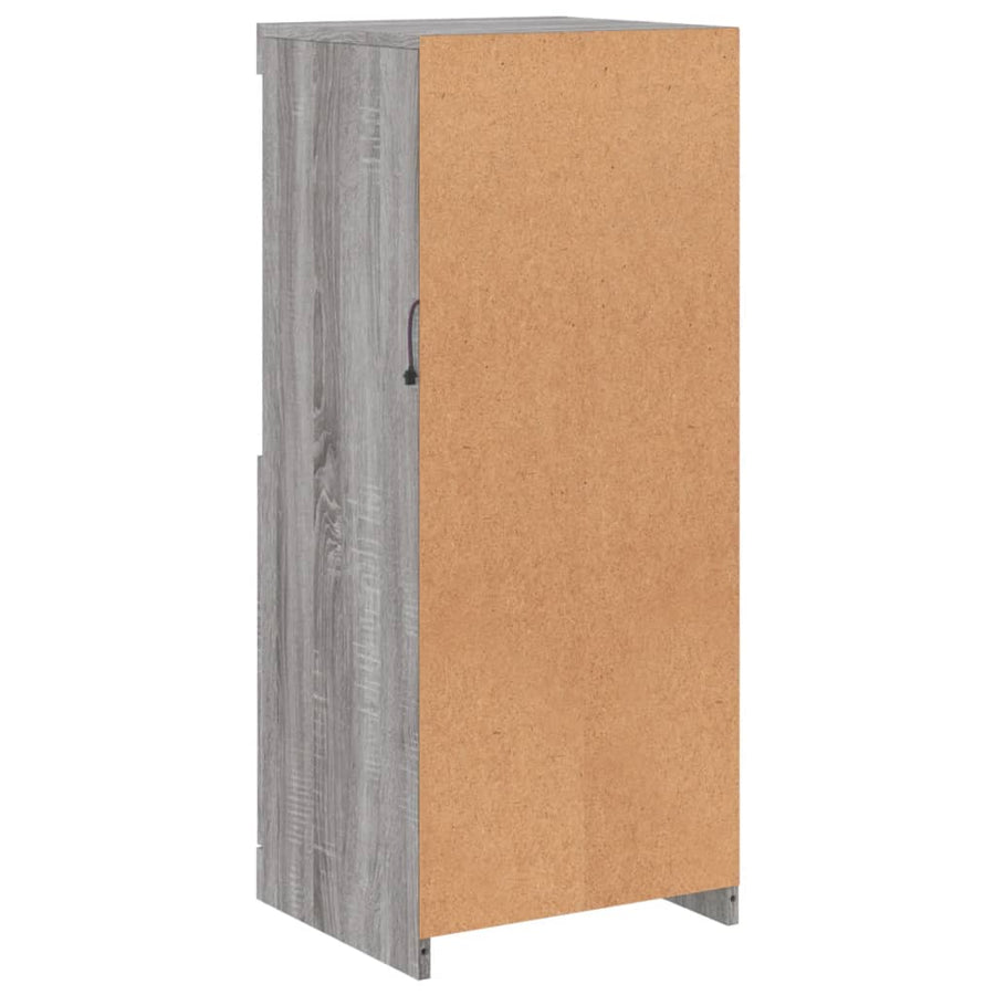 Dressoir Met Led-Verlichting 4X37X00 Cm Eiken Grijs sonoma