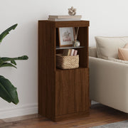 Dressoir 41x37x100 cm bewerkt hout bruin eikenkleur