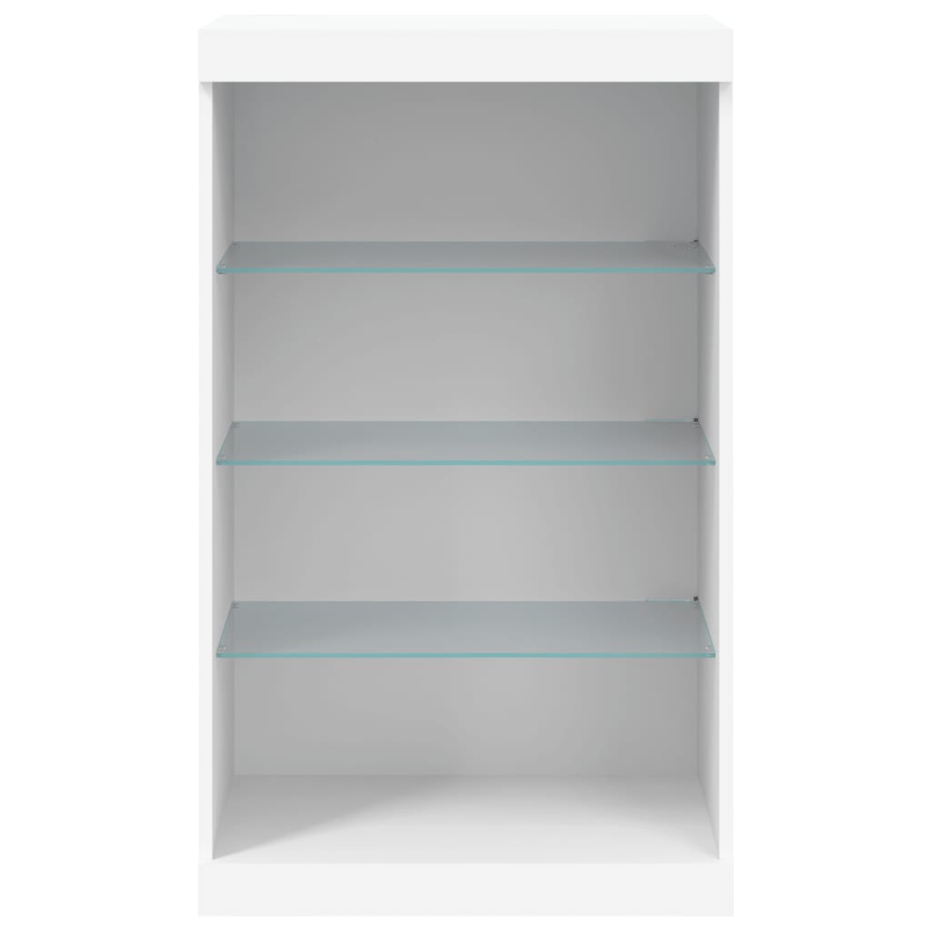 Dressoir Met Led-Verlichting 60,5X37X00 Cm Wit