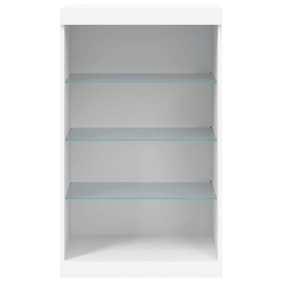 Dressoir Met Led-Verlichting 60,5X37X00 Cm Wit