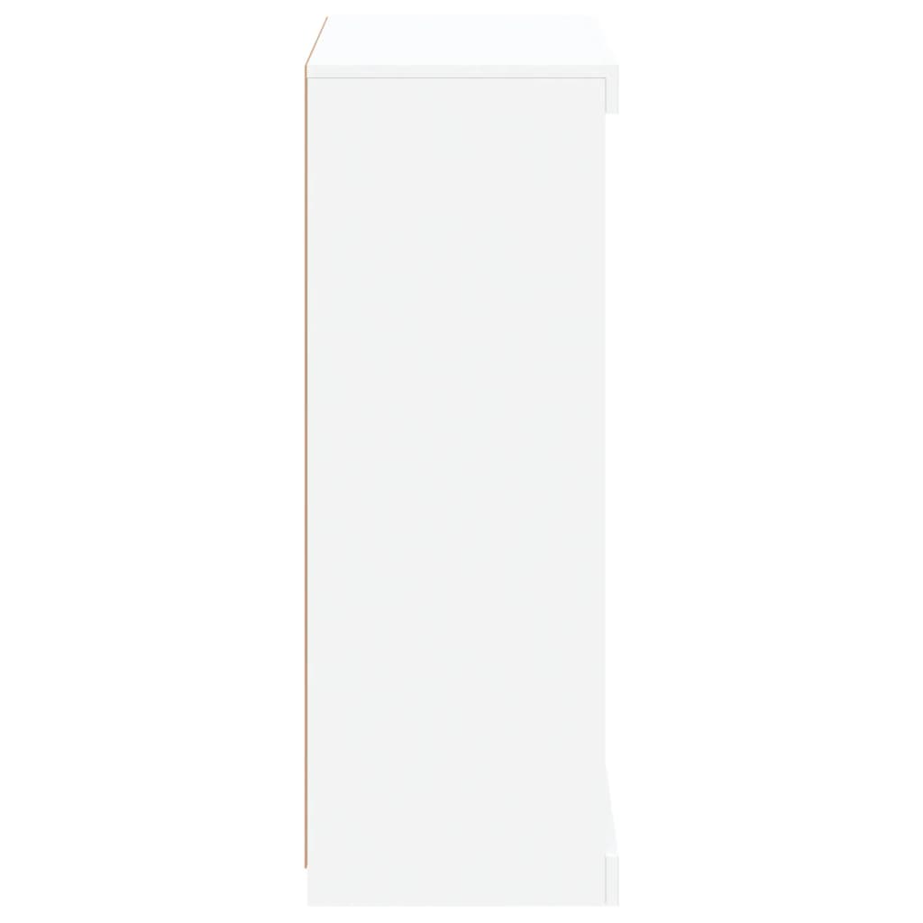 Dressoir Met Led-Verlichting 60,5X37X00 Cm Wit