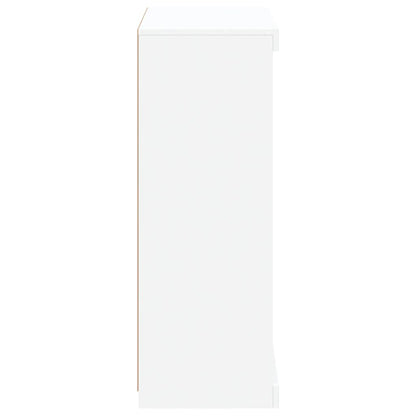 Dressoir Met Led-Verlichting 60,5X37X00 Cm Wit