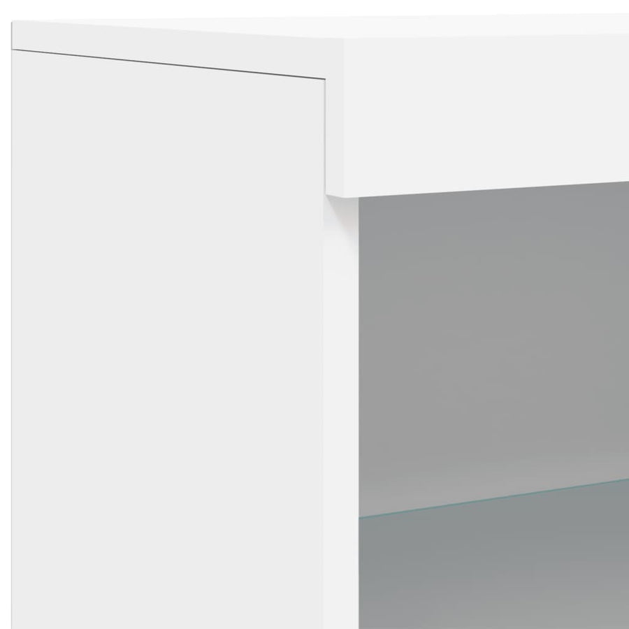 Dressoir Met Led-Verlichting 60,5X37X00 Cm Wit