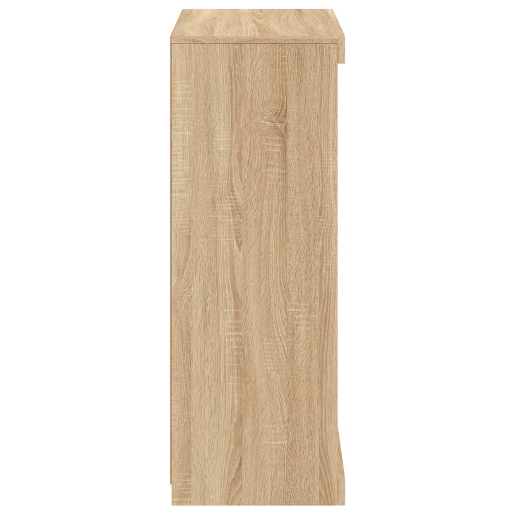 Dressoir Met Led-Verlichting 60,5X37X00 Cm Kleurig Sonoma eiken