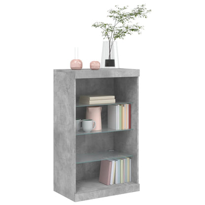 Dressoir Met Led-Verlichting 60,5X37X00 Cm Betongrijs
