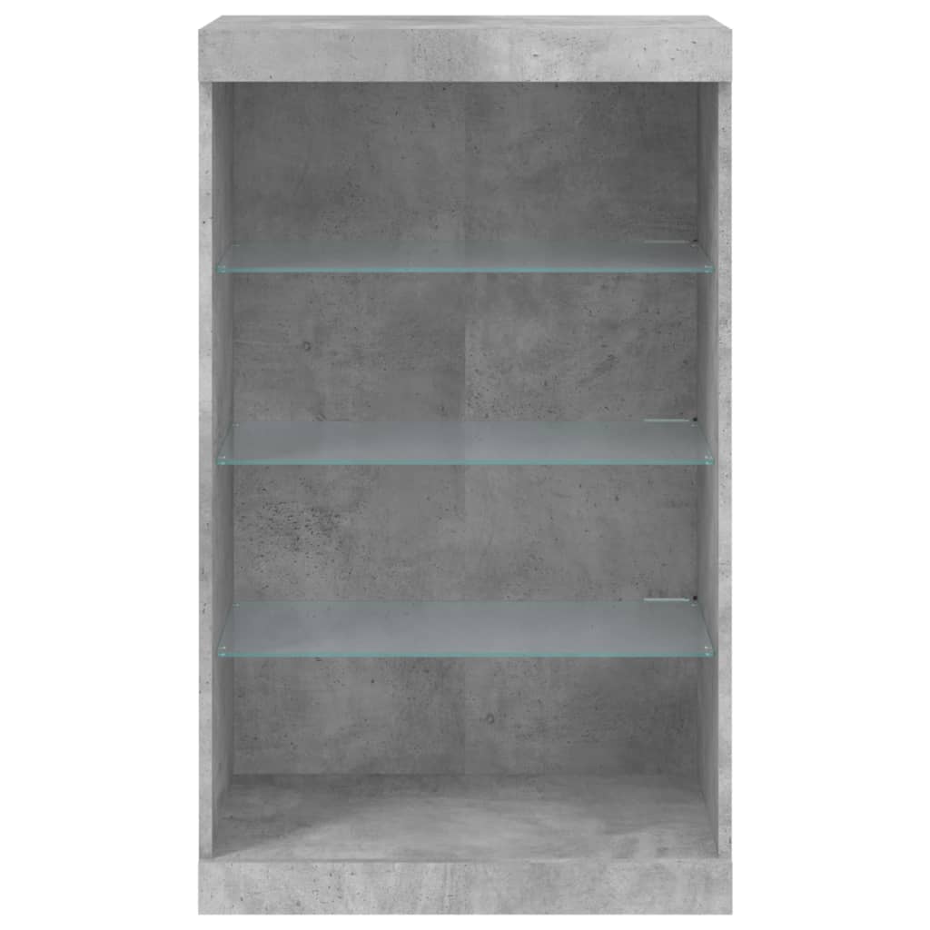 Dressoir Met Led-Verlichting 60,5X37X00 Cm Betongrijs