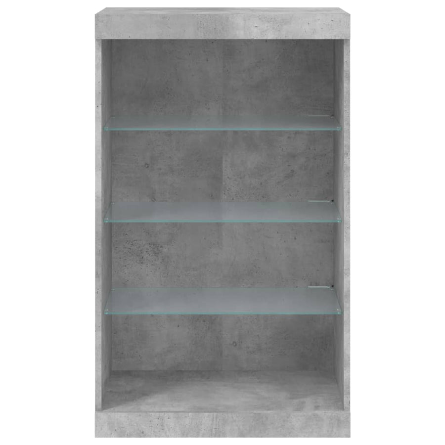 Dressoir Met Led-Verlichting 60,5X37X00 Cm Betongrijs