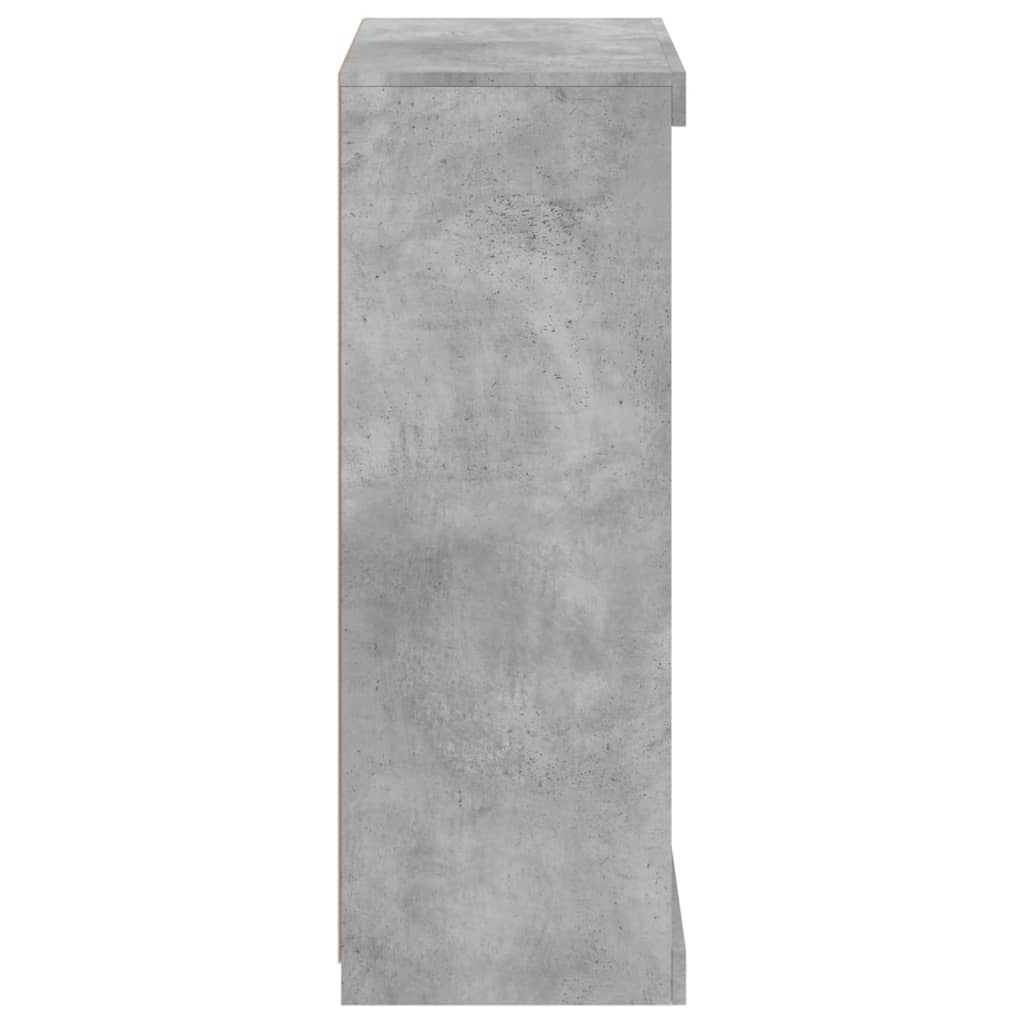 Dressoir Met Led-Verlichting 60,5X37X00 Cm Betongrijs