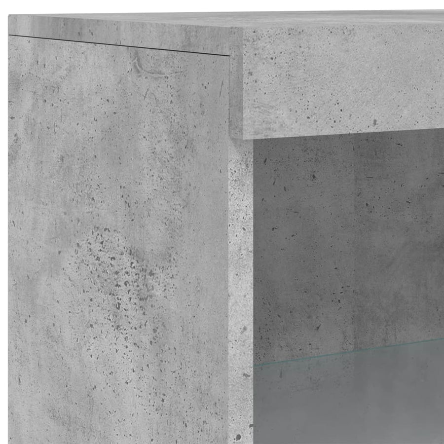 Dressoir Met Led-Verlichting 60,5X37X00 Cm Betongrijs