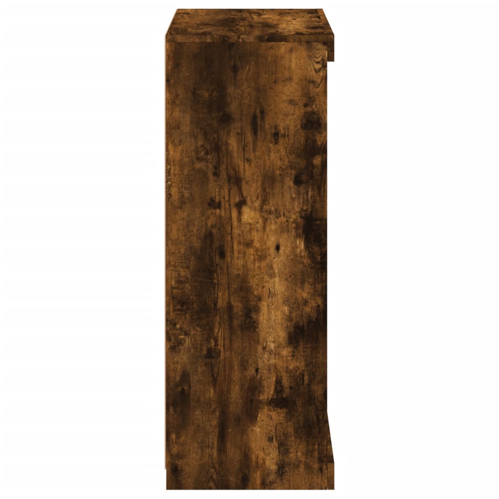 Dressoir Met Led-Verlichting 60,5X37X00 Cm Kleur Gerookt eiken