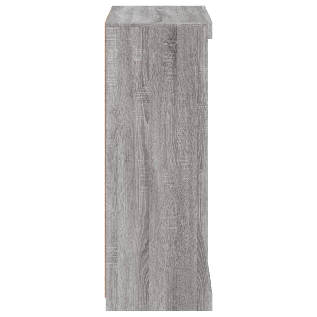 Dressoir Met Led-Verlichting 60,5X37X00 Cm Eiken Grijs sonoma