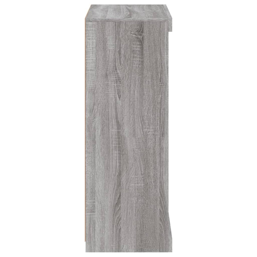 Dressoir Met Led-Verlichting 60,5X37X00 Cm Eiken Grijs sonoma