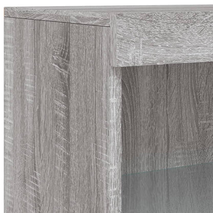 Dressoir Met Led-Verlichting 60,5X37X00 Cm Eiken Grijs sonoma