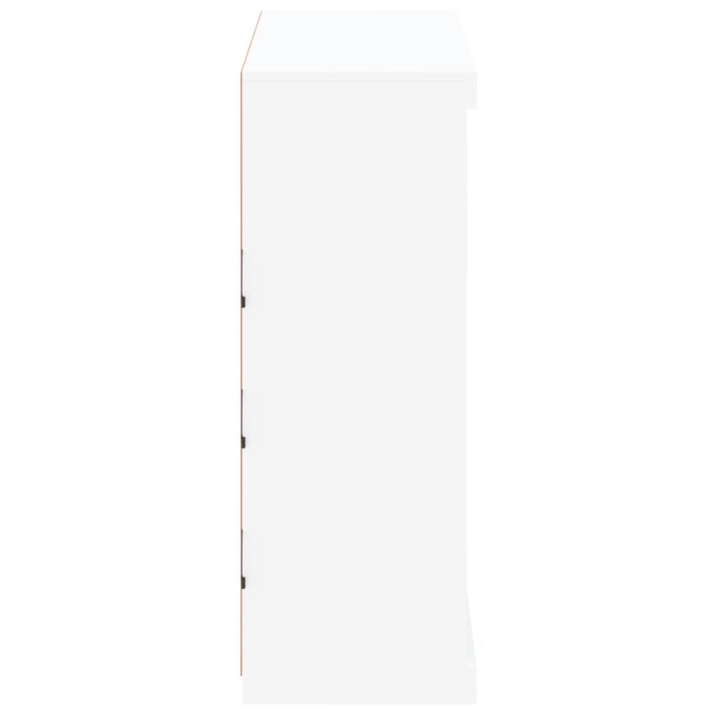 Dressoir Met Led-Verlichting 8X37X00 Cm Wit