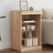 Dressoir 41x37x67 cm sonoma eiken led