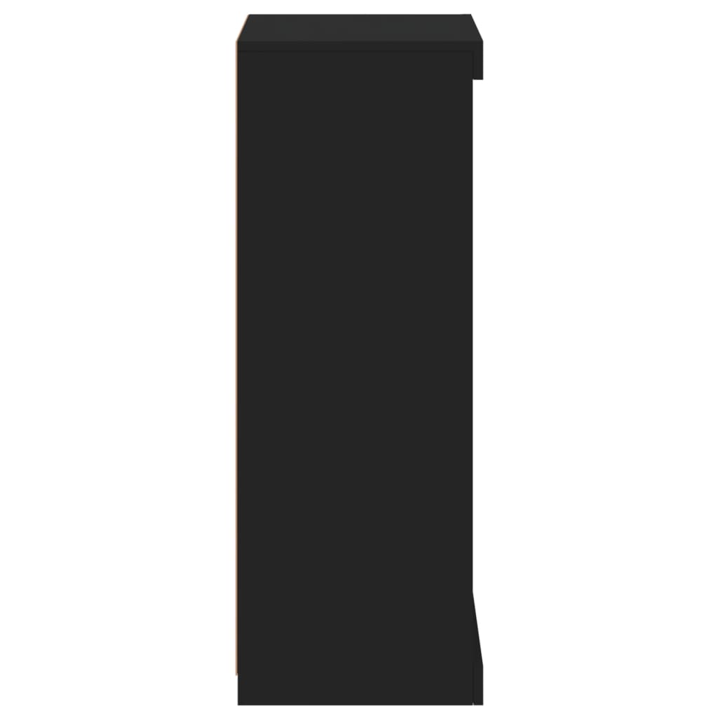Dressoir Met Led-Verlichting 41X37X100 Cm Zwart