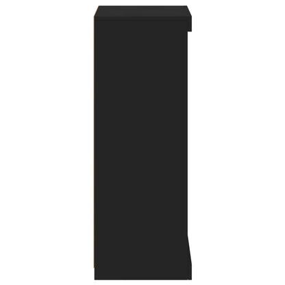 Dressoir Met Led-Verlichting 41X37X100 Cm Zwart