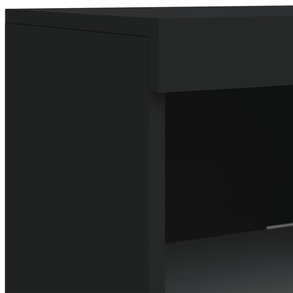 Dressoir Met Led-Verlichting 41X37X100 Cm Zwart