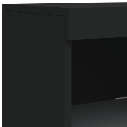 Dressoir Met Led-Verlichting 41X37X100 Cm Zwart