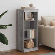 Sideboard with LED lighting 41x37x100 cm grey Sonoma oak