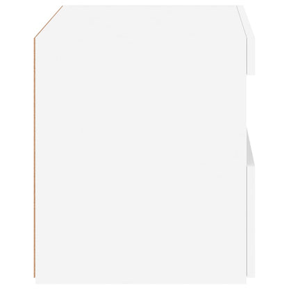 Nachtkastje Met Led-Verlichting 50X40X45 Cm 1 Wit