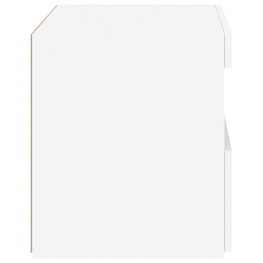 Nachtkastjes Met Led-Verlichting 50X40X45 Cm 2 Wit