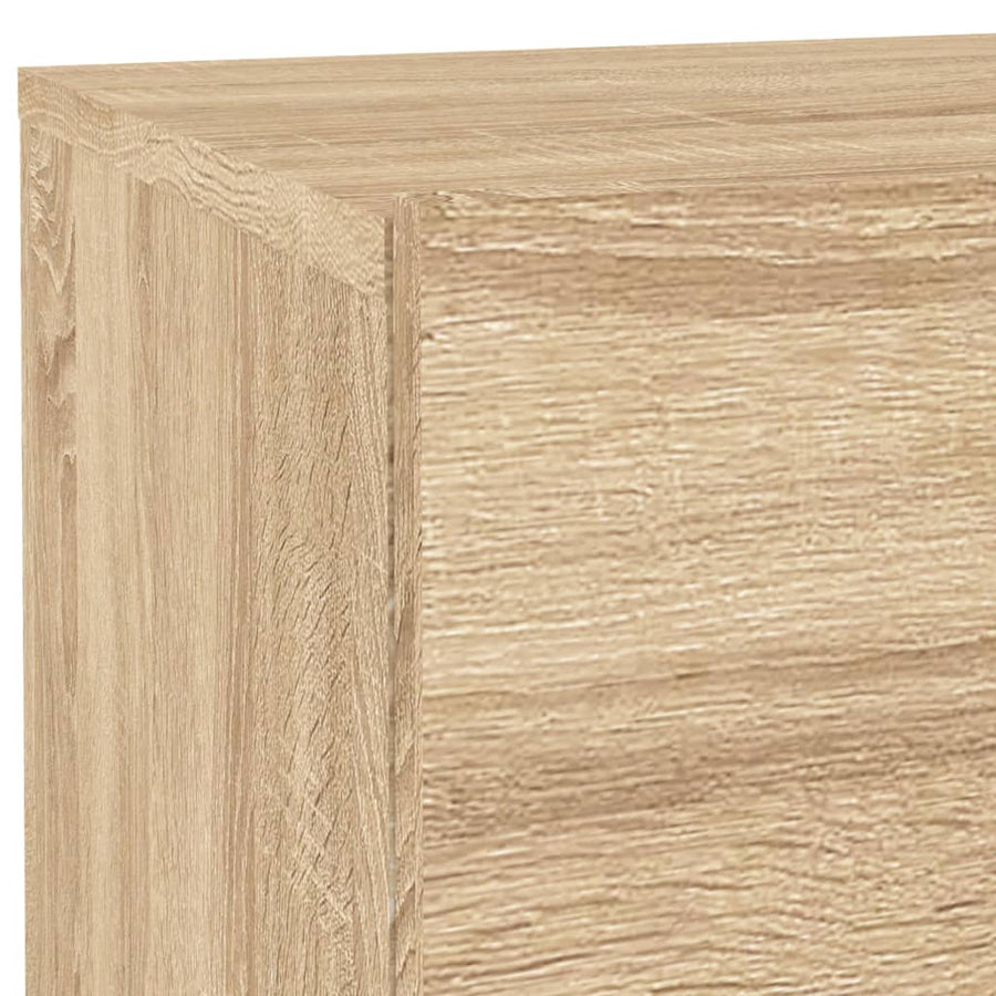 Nachtkastje Met Led-Verlichting 70X36X40,5 Cm Kleur Sonoma eiken