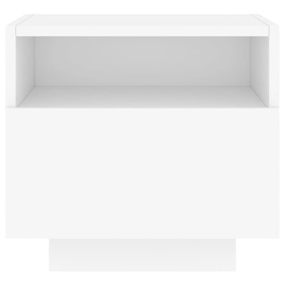 Nachtkastjes Met Led-Verlichting 40X39X37 Cm 2 Wit