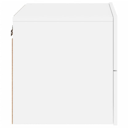 Nachtkastjes Met Led's Wandgemonteerd 2 Wit