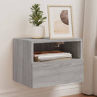 Tv-meubels 2 st 40x30x30 cm bewerkt hout grijs sonoma