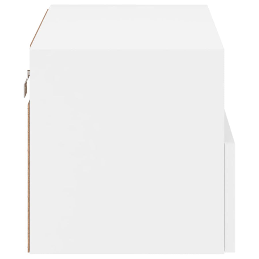 Tv-Wandmeubel 60X30X30 Cm Bewerkt Hout Wit