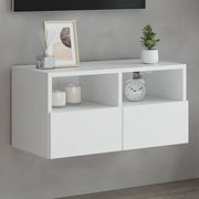 TV cabinet 60x30x30 cm engineered wood white