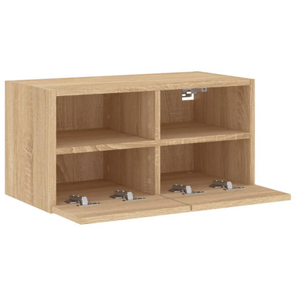 Tv-Wandmeubel 60X30X30 Cm Bewerkt Hout Sonoma Eikenkleurig