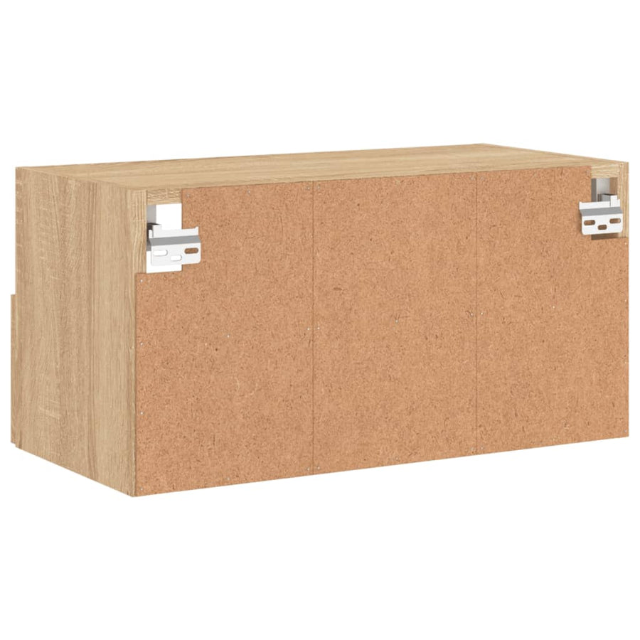Tv-Wandmeubel 60X30X30 Cm Bewerkt Hout Sonoma Eikenkleurig