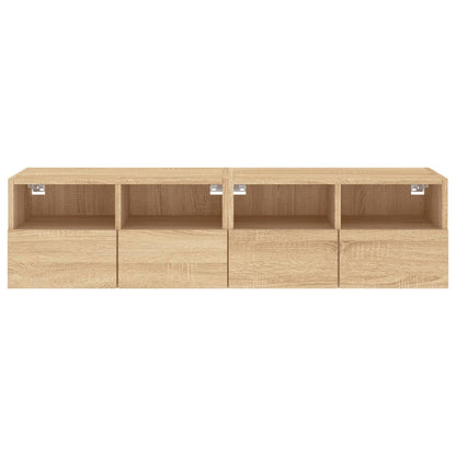 Tv-Meubels 60X30X30 Cm Bewerkt Hout Kleurig 2 60 cm Sonoma eiken