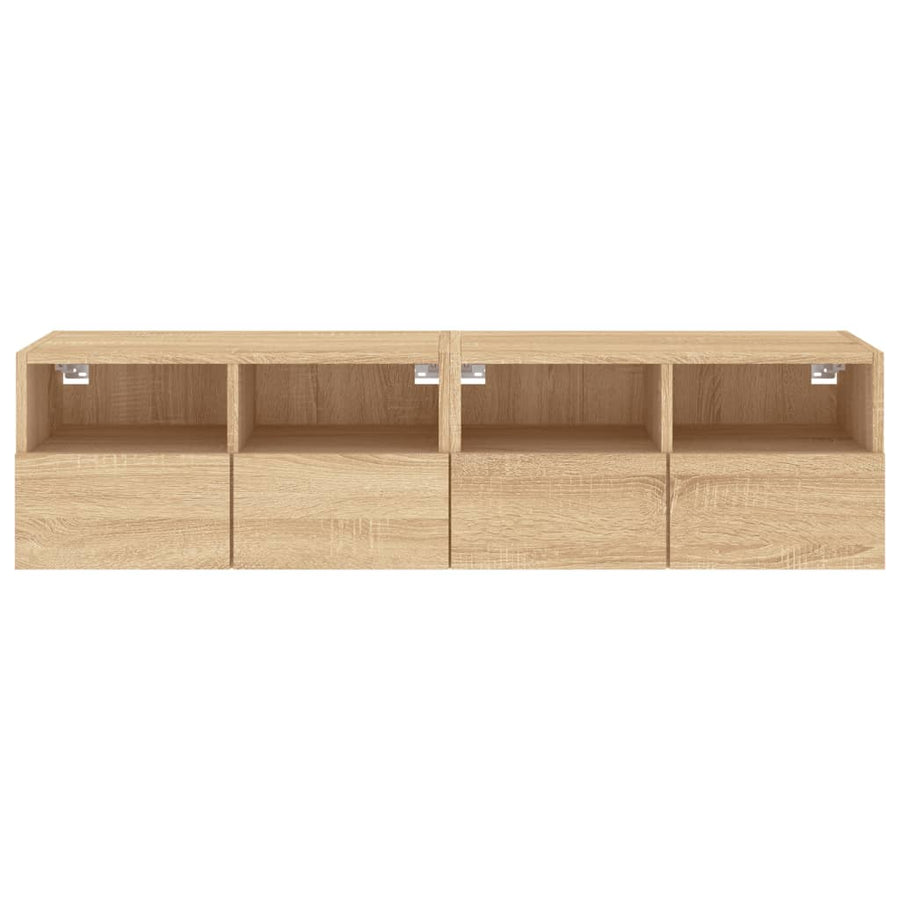 Tv-Meubels 60X30X30 Cm Bewerkt Hout Kleurig 2 60 cm Sonoma eiken