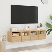 Tv-meubel 60x30x30 cm bewerkt hout sonoma eiken