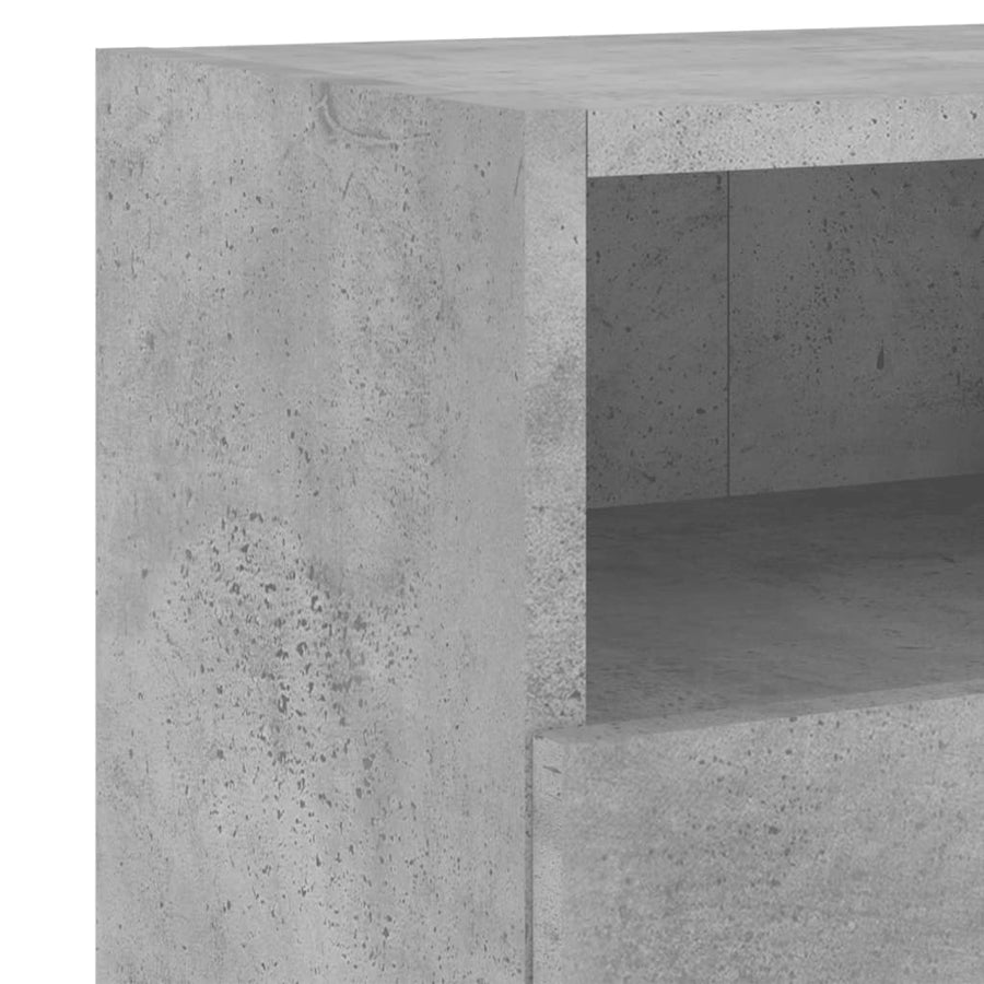 Tv-Wandmeubel 60X30X30 Cm Bewerkt Hout Betongrijs