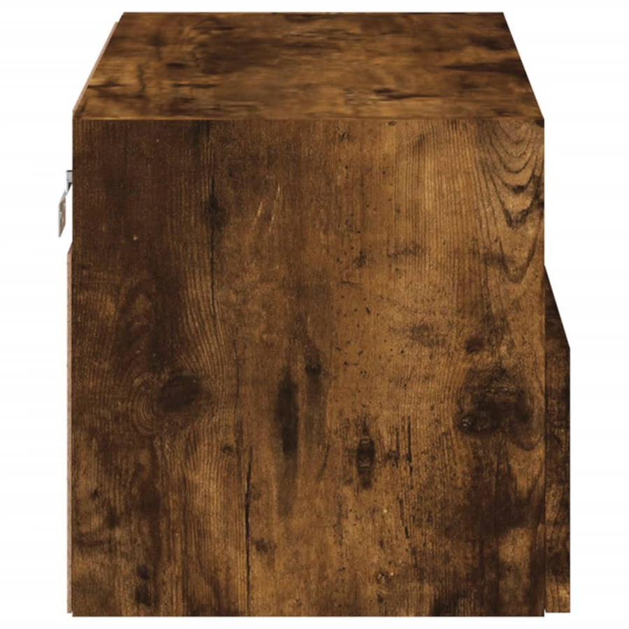 Tv-Wandmeubel 60X30X30 Cm Bewerkt Hout Gerookt Eikenkleurig