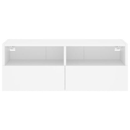 Tv-Wandmeubel 80X30X30 Cm Bewerkt Hout 1 80 cm Wit