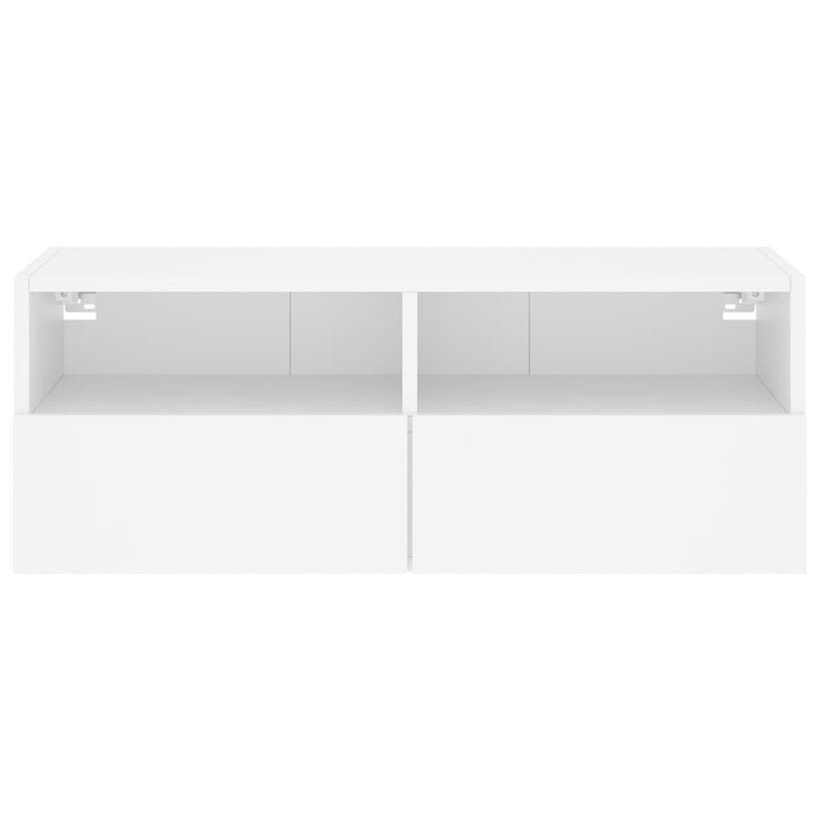 Tv-Wandmeubel 80X30X30 Cm Bewerkt Hout 1 80 cm Wit