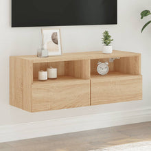 Tv-Wandmeubel 80X30X30 Cm Bewerkt Hout Sonoma Eikenkleurig