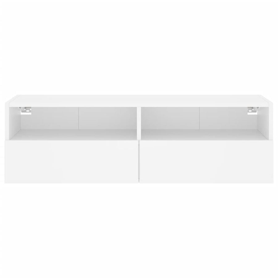 Tv-Wandmeubel 100X30X30 Cm Bewerkt Hout Wit